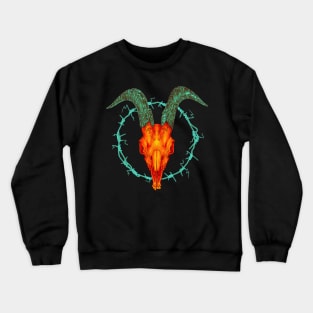 Goat Skull Crewneck Sweatshirt